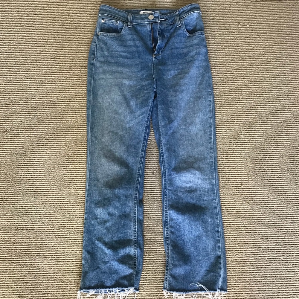 High waisted mom jeans